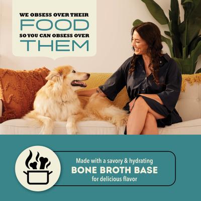 Show full view: ACANA Premium Beef & Poultry Pate in Bone Broth Variety Pack Grain-Free Wet Dog Food, 12.8-oz can, case of 6 slide 3 of 12