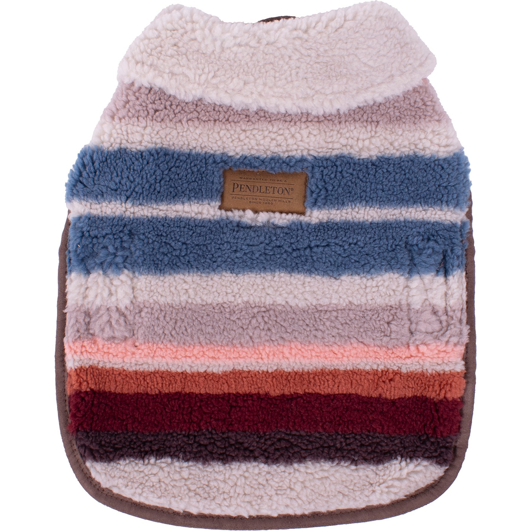 Pendleton Berber Dog Coat, Serape Rosewood, X-Small