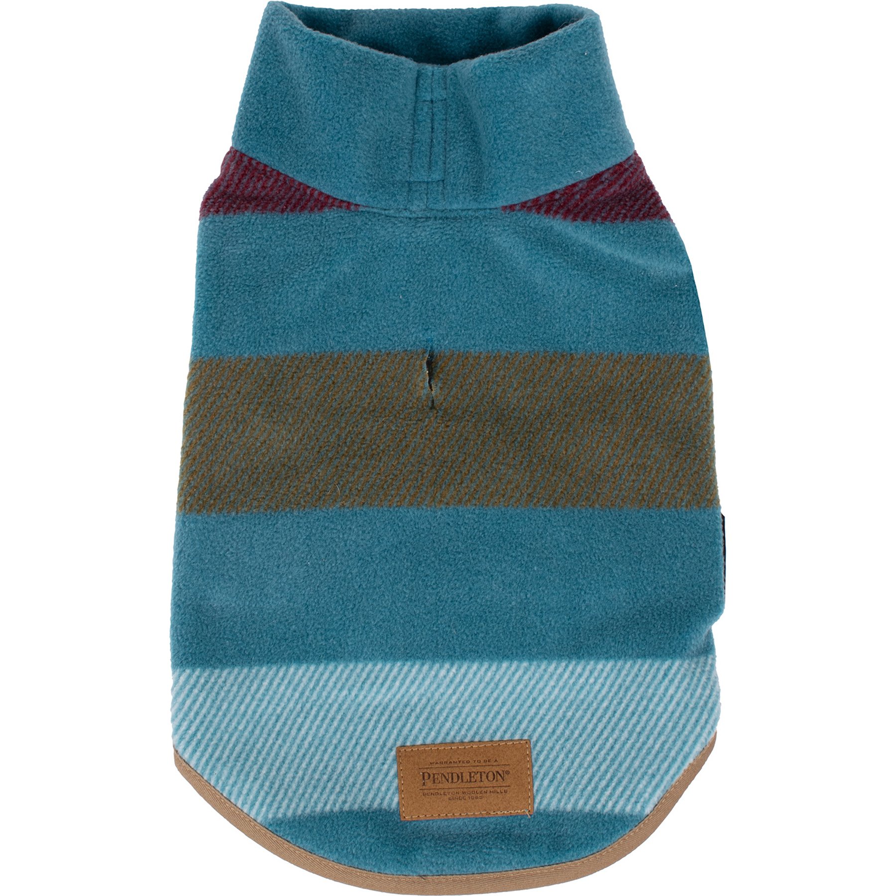 Pendleton Fleece Dog Vest, Cabin Stripe Shale, Small