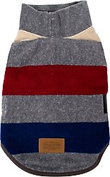 Pendleton Fleece Dog Vest, Cabin Stripe Gray, X-Small