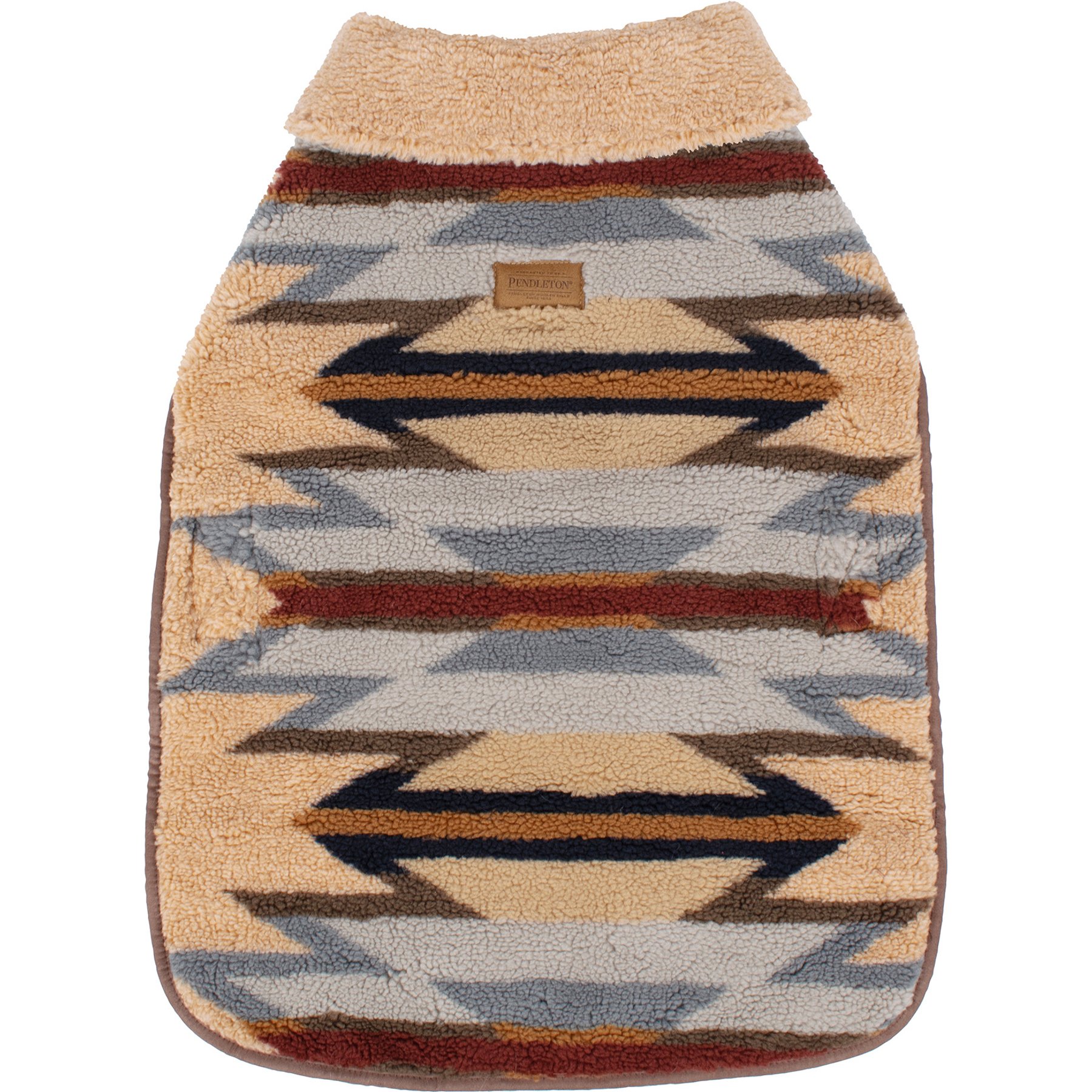 Pendleton Wyeth Trail Berber Dog Coat, Wyeth Trail Wheat, X-Large