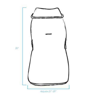 Show full view: Pendleton Berber Dog Coat, Serape Rosewood, Large slide 4 of 5