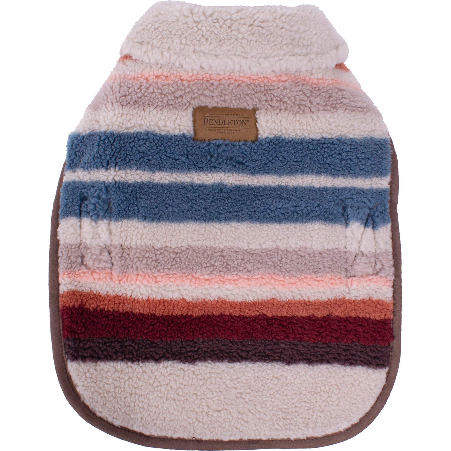 Pendleton Berber Dog Coat, Serape Rosewood, Small