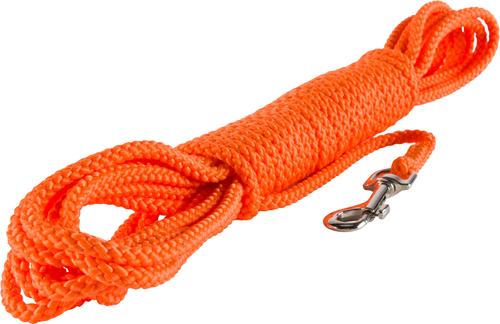 Show full view: Browning Braided Check Cord Dog Training Leash, Blaze, Small: 30-ft long, 1.5-in wide slide 3 of 3