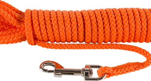 Show full view: Browning Braided Check Cord Dog Training Leash, Blaze, Small: 30-ft long, 1.5-in wide slide 2 of 3