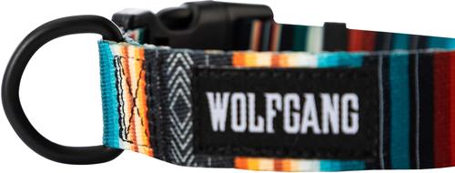 Show full view: Wolfgang Heavy Duty LostArt Adjustable Dog Collar with Quick Release, Medium: 12 to 18-in neck, 1-in wide slide 5 of 7