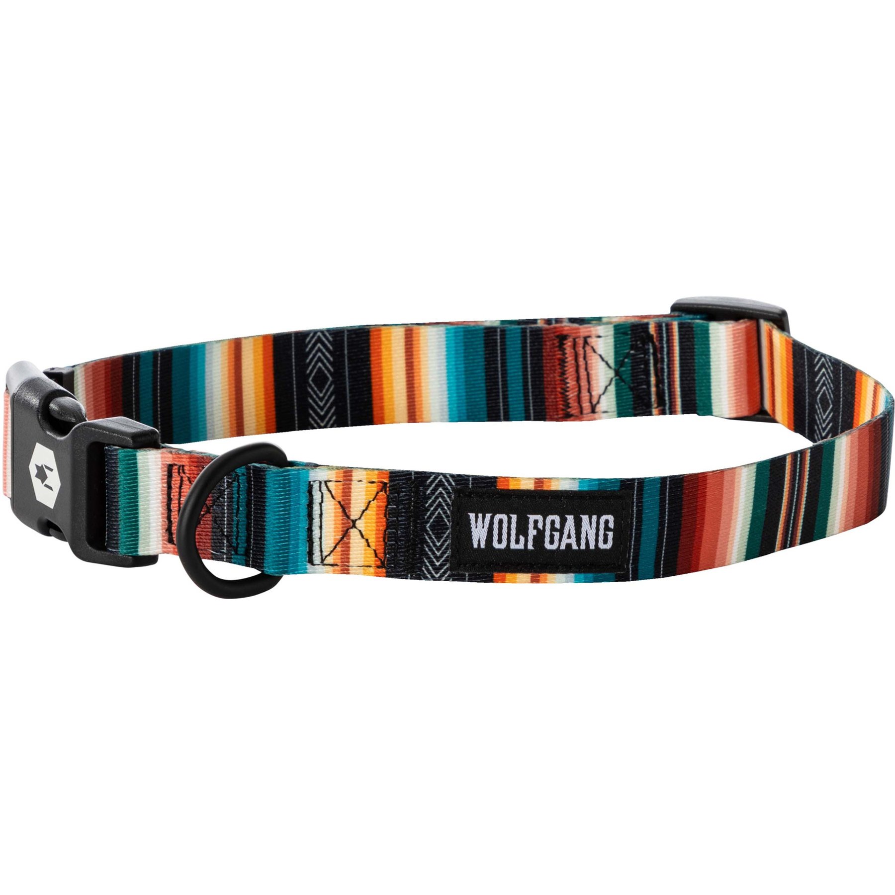 Wolfgang Heavy Duty LostArt Adjustable Dog Collar with Quick Release, Small: 8 to 12-in neck, 5/8-in wide