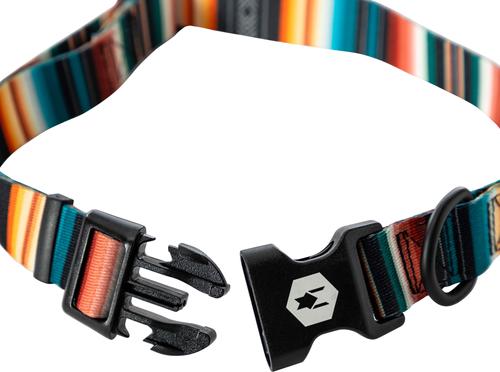 Show full view: Wolfgang Heavy Duty LostArt Adjustable Dog Collar with Quick Release, Medium: 12 to 18-in neck, 1-in wide slide 4 of 7