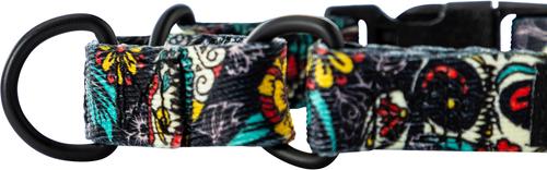 Show full view: Wolfgang Heavy Duty LosMuertos Martingale Dog Collar with Quick Release, Small: 8 to 12-in neck, 5/8-in wide slide 2 of 7