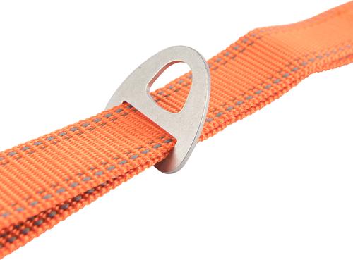 Show full view: Browning Classic Webbing Safety Orange Dog Leash with Reflective Stitching, Small: 6-ft long, 1-in wide slide 6 of 8