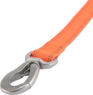 Show full view: Browning Classic Webbing Safety Orange Dog Leash with Reflective Stitching, Small: 6-ft long, 1-in wide slide 5 of 8