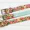 Show in main carousel: Zaley Designs Trim to Size Tropical Floral Polyurethane Dog Collar, Small: 9 to 16-in neck, 3/4-in wide slide 5 of 5