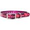 Show in main carousel: Zaley Designs Trim to Size Purple Floral Polyurethane Dog Collar, Small: 9 to 16-in neck, 3/4-in wide slide 1 of 4