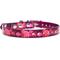Show in main carousel: Zaley Designs Trim to Size Purple Floral Polyurethane Dog Collar, Small: 9 to 16-in neck, 3/4-in wide slide 2 of 4