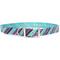 Show in main carousel: Zaley Designs Trim to Size Striped Dog Collar, Purple & Mint, Large: 15 to 25-in neck, 1-in wide slide 1 of 3