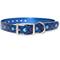Show in main carousel: Zaley Designs Trim to Size Blue Plaid Polyurethane Dog Collar, Small: 9 to 16-in neck, 3/4-in wide slide 1 of 6