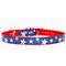 Show in main carousel: Zaley Designs Trim to Size Patriotic Stars Polyurethane Dog Collar, Large: 15 to 25-in neck, 1-in wide slide 2 of 6