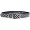 Show in main carousel: Zaley Designs Trim to Size Polyurethane Dog Collar, Black & White Checkered, Large: 15 to 25-in neck, 1-in wide slide 1 of 4