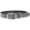 Show in main carousel: Zaley Designs Trim to Size Polyurethane Dog Collar, Black & White Checkered, Small: 9 to 16-in neck, 3/4-in wide slide 1 of 5