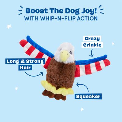 Show full view: BARK Regal the Eagle Dog Plush Toy slide 3 of 6
