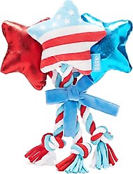 BARK Star Spangles Dog Plush Toy, X-Small