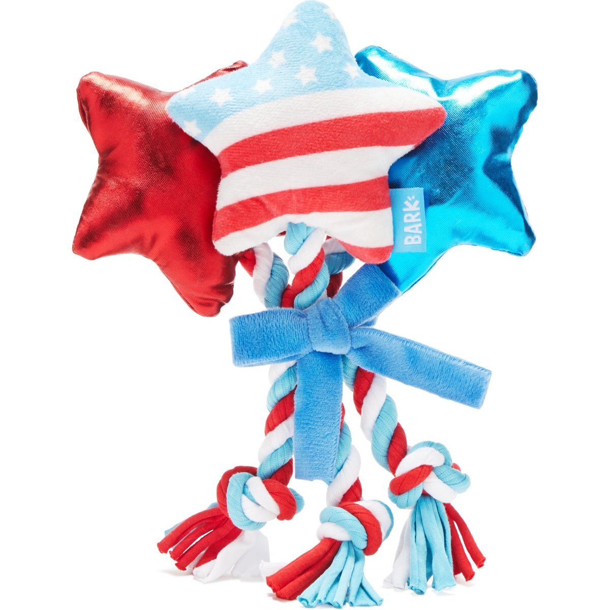BARK Star Spangles Dog Plush Toy, X-Small