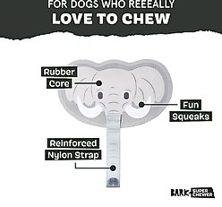 BARK Elle LePhant Dog Chew Toy, X-Large slide 2 of 6
