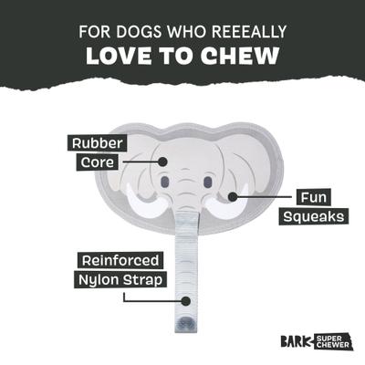 Show full view: BARK Elle LePhant Dog Chew Toy, X-Large slide 4 of 7