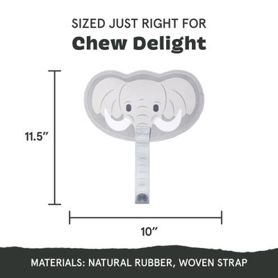 Show full view: BARK Elle LePhant Dog Chew Toy, X-Large slide 2 of 7