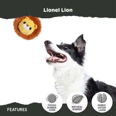 Show full view: BARK Lionel Lion Dog Chew Toy, X-Large slide 3 of 7