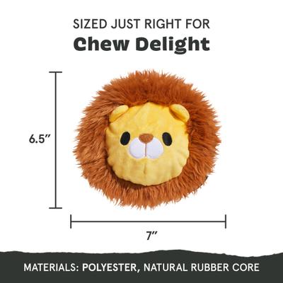 Show full view: BARK Lionel Lion Dog Chew Toy, X-Large slide 2 of 7