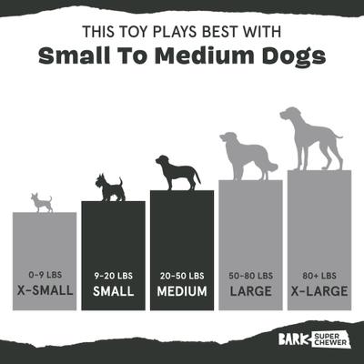 Show full view: BARK Pully Dog Chew Toy, Small/Medium slide 6 of 8