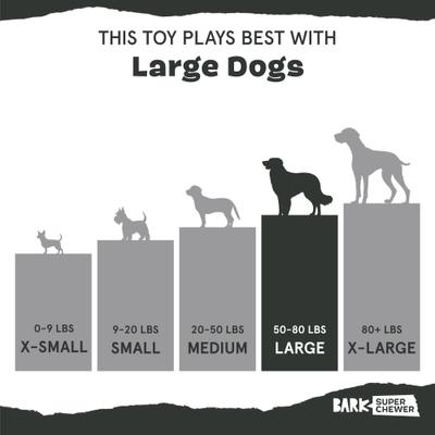 Show full view: BARK KINGPIN Dog Chew Toy, Large slide 5 of 7