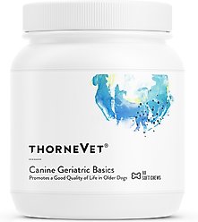 ThorneVET Canine Geriatric Basics Chew Supplement for Senior Dogs, 90 count jar