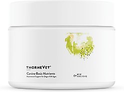 ThorneVET Canine Basic Nutrients Powder Vitamin for Dogs, 90 scoops