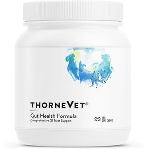 ThorneVET Gut Health Formula Digestive Aid Chew Supplement for Dogs, 180 count jar