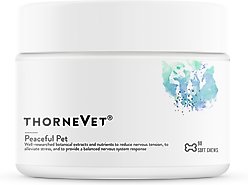 ThorneVET Peaceful Pet Calming Chew Supplement for Dogs, 90 count jar