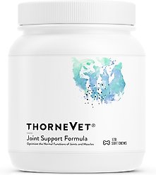 ThorneVET Joint Support Formula Chew Supplement for Dogs, 120 count jar slide 1 of 9