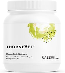 ThorneVET Canine Basic Nutrients Soft Chew Vitamins for Dogs, 90 count jar slide 1 of 9