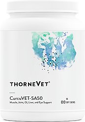 ThorneVET CurcuVET-SA50 Immune Chew Supplement for Dogs, 90 count jar