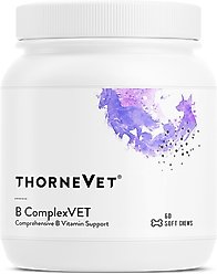 ThorneVET B ComplexVET Soft Chew Vitamins for Dogs, 60 count jar