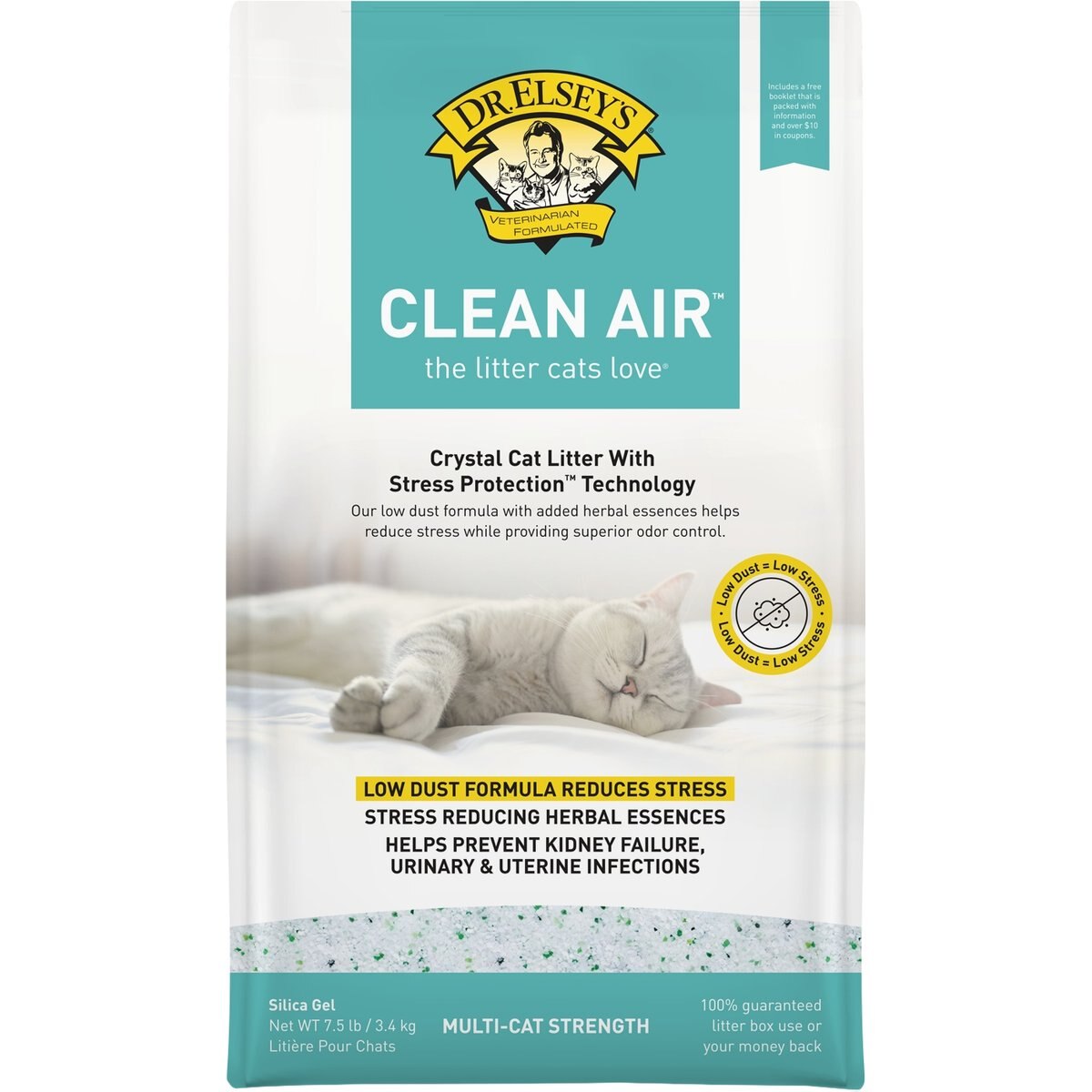 Dr. Elsey's Respiratory Relief Silica Gel Cat Litter, 7.5-lb bag