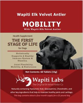 Show full view: Wapiti Labs Mobility Formula Dog Powder Supplement, 0.53-oz bottle slide 1 of 11