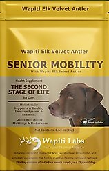 Wapiti Labs Senior Mobility Formula Dog Powder Supplement, 0.53-oz bottle