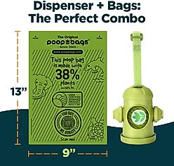 The Original Poop Bags USDA Biobased Hydrant Dispenser, Green, Large, 15 count slide 2 of 6