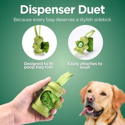 Show full view: The Original Poop Bags USDA Biobased Hydrant Dispenser, Green, Large, 15 count slide 3 of 6