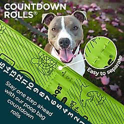 The Original Poop Bags Countdown USDA Certified Biobased Rolls, Unscented, 120 count slide 2 of 6