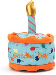 The Worthy Dog Gotcha Day Cake Dog Toy, Green, One Size