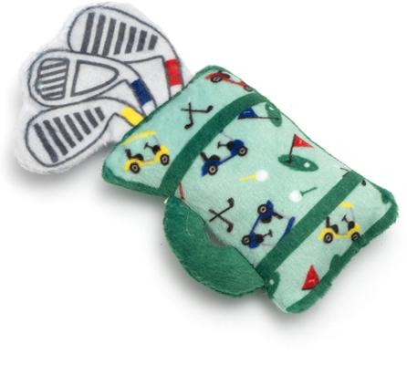 Show full view: The Worthy Cat Golf Cat Toy, Green, One Size slide 2 of 3