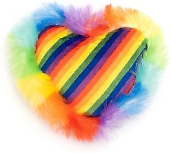 The Worthy Cat Pride Heart Cat Toy, Multicolored, One Size